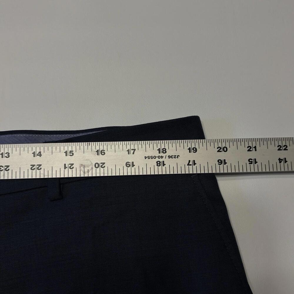Tommy Hilfiger Men's Navy Wool Blend Dress Pants 38x32 - Picture 6 of 9